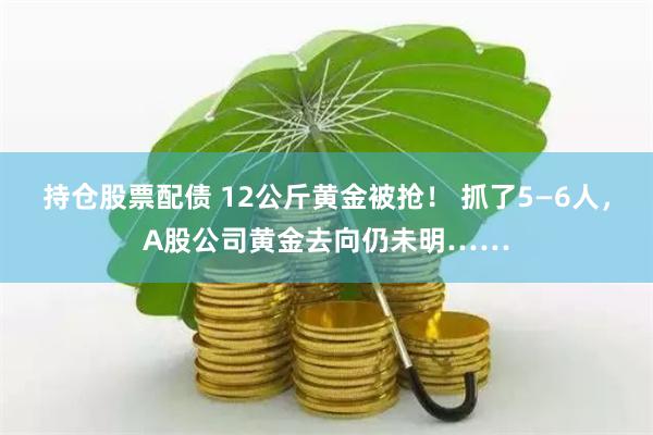 持仓股票配债 12公斤黄金被抢！ 抓了5—6人，A股公司黄金去向仍未明……