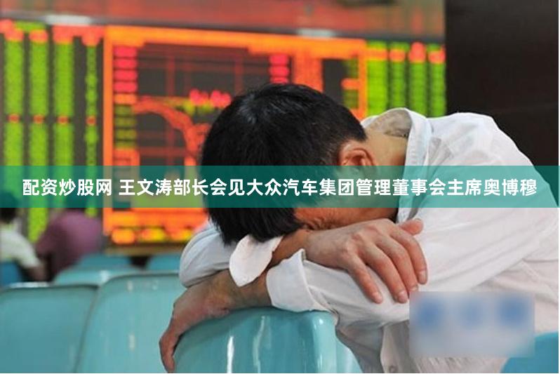 配资炒股网 王文涛部长会见大众汽车集团管理董事会主席奥博穆