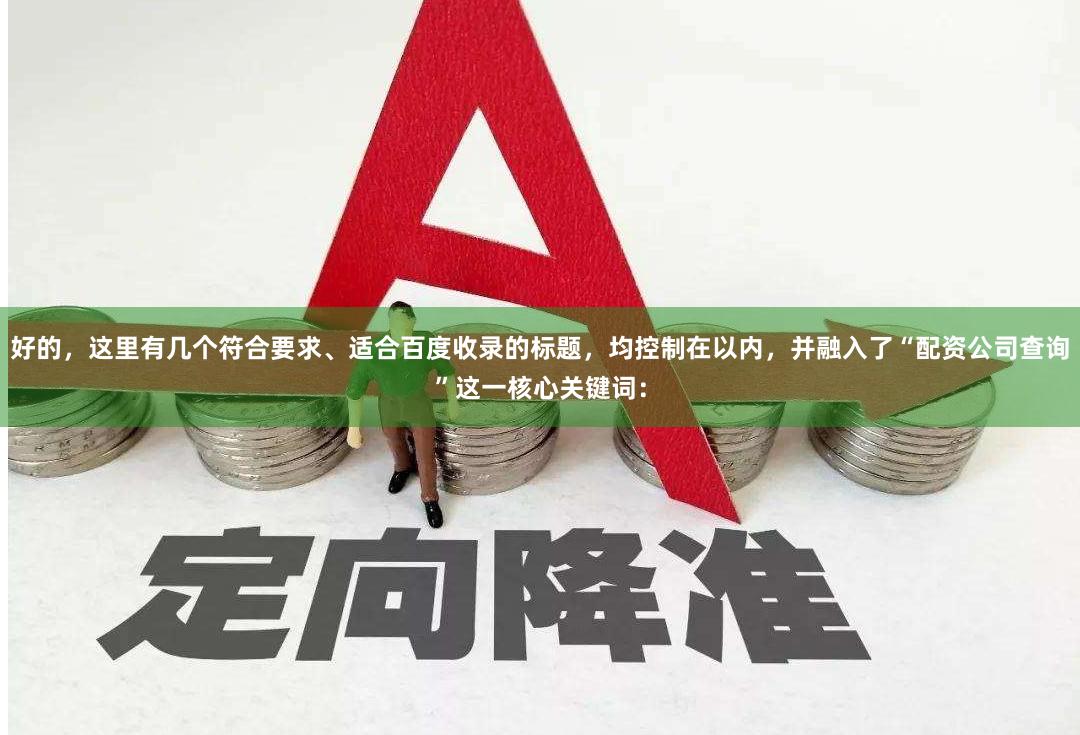 好的,这里有几个符合要求、适合百度收录的标题,均控制在以内,并融入了“配资公司查询”这一核心关键词: